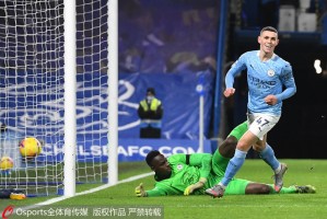  曼城福登补时绝杀险胜纽卡斯尔  