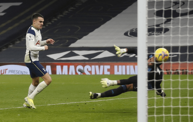  热刺罗梅罗头槌破门，霍伊别尔铁闸护后防  